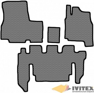 Ковры салонные Honda SM-X АКПП 2 ряд диван на полозьях (1996 - 2002) правый руль