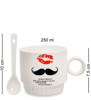 MUG-149/4 Набор из двух кружек "Поцелуйчик"