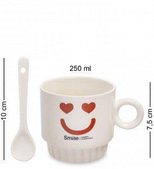 MUG-171/1 Набор из двух кружек "Счастливая улыбка каждый день"