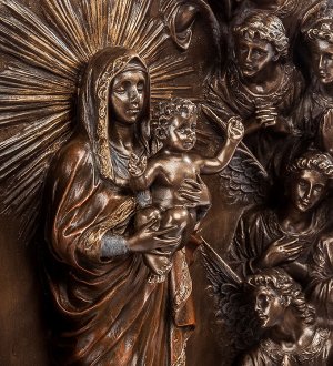 WS-527 Миниатюра "Дева Мария и Иисус"