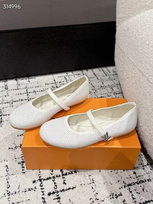 Балетки женские кожаные