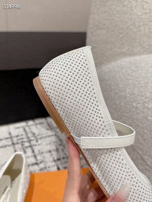 Балетки женские кожаные