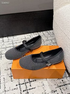 Балетки женские кожаные