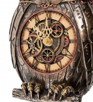WS-915 Статуэтка-часы в стиле Стимпанк "Сова"