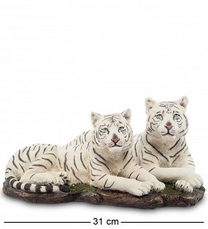 WS-703 Статуэтка "Белые тигры"