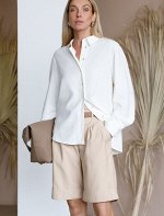 Шорты-бермуды из плотного лиоцелла