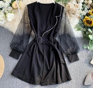 Платье чёрное