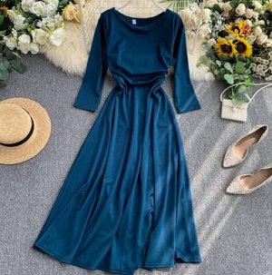 Платье синее