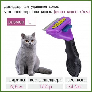 Дешеддер для кошек размер -L