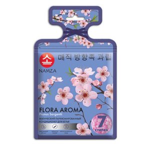 Кондиционер для белья Namza в растворимых капсулах Prunus Sargentii Сакура 42 г/7 шт