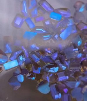 Стразы Аврора, 3d объемные фигурки для дизайна ногтей