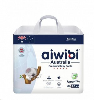 Aiwibi Premium Подгузники-трусики детс. (XL) 12-17кг (40шт)