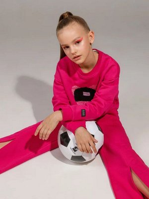 Штаны детские клеш с разрезами Amarobaby Style, розовый