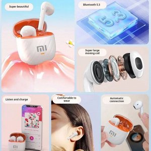 Беспроводные Наушники Xiaomi Н09, Bluetooth 5,3, с микрофоном