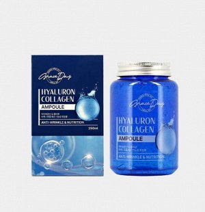 Сыворотка для лица с гиалуроновой кислотой и коллагеном- GraceDay Hyaluronate & Collage All In One Ampule