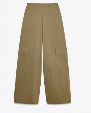 БРЮКИ RELAXED-FIT С ЗАЩИПАМИ, арт. 1165208 , хаки