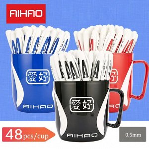 Ручка Гелевая 0.5 (Чёрная) AIHAO 801-A