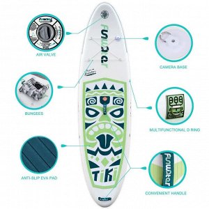 Надувная доска для SUP (САП) серфинга FUNWATER 320*83*15