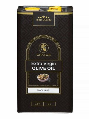 Оливковое масло Cratos Extra Virgin OLIVE OIL 5л, Греция