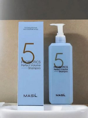 Шампунь для объема волос с пробиотиками Masil 5 Probiotics Perfect Volume Shampoo, 500 мл
