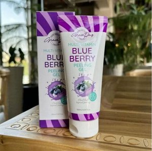 Пилинг гель - скатка  с черникой -GraceDay Multi-Vitamin Blueberry Pelling Gel