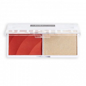 #Румяна и Хайлайтер Relove Revolution Blushed Duo Daydream