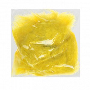 Карнавальный шарф-перо 2 м, 18 г, цвет жёлтый