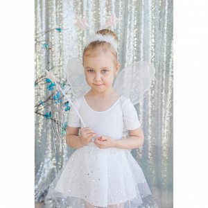 Карнавальный набор «Ангелочек», 4 предмета: крылья, ободок, юбка, жезл, 3-5 лет