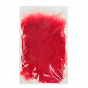 Карнавальный шарф-перо 2 м, 18 г, цвет красный