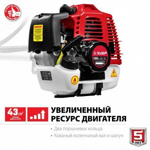 Бензокоса ЗУБР КРБ-1300 бензокоса, 1.3 кВт / 1.7 л.с., 43 см3

Триммер бензиновый (бензокоса) ЗУБР КРБ-1300, предназначен для кошения растительности на садовых участках и газонах. Незаменимый помощник