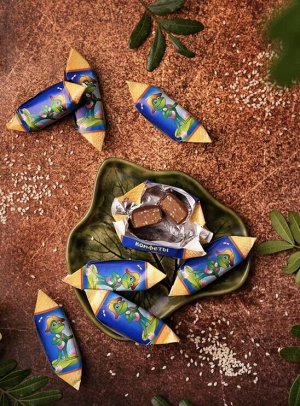 Конфеты "Пралиновые с кунжутом" глазированные в/н 1/250