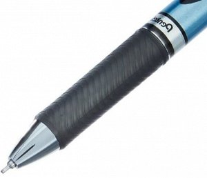 Ручка роллер гелевая "Pentel Energel" 0,5мм автомат, игольч., черная