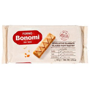 печенье FORNO BONOMI SFOGLIATINE GLASSATE 135 г 1/20