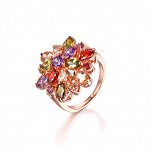 Кольцо с позолотой, Swarovski Crystal Shik