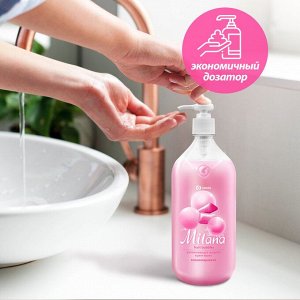 Крем-мыло жидкое FRUIT BUBBLES Milana 1л с дозатором