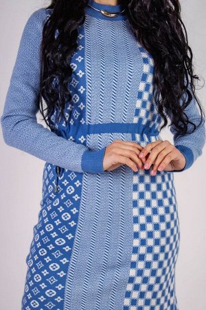 Теплое платье, на кулиске