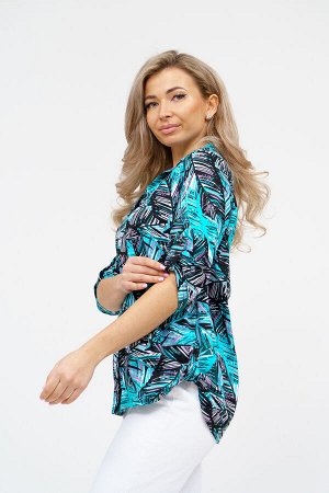 Рубашка Варианты расцветки: бирюза
Ткань: кулирка, Состав: 100% хлопок
Женская стильная туника - рубашка выполнена из 100% хлопчатобумажного полотна. Новый дизайн и отличное качество делает изделие мо