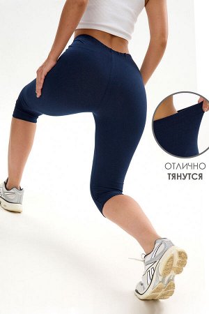 Бриджи женские темно-синий БриджиЖ1
