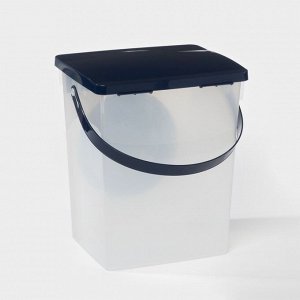Контейнер для стирального порошка, 5 л, 19.6x16.7x23 см, пластик, МИКС