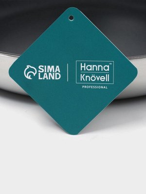 Сковорода 3Ply Hanna Knövell, d=28 см, h=5.5 см, толщина 2.2 мм, индукция, антипригарное покрытие, нержавеющая сталь