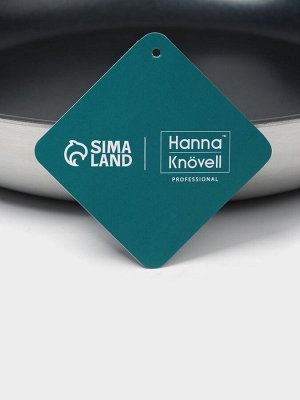Сковорода 3Ply Hanna Knövell, d=30 см, h=5.5 см, толщина 2.2 мм, индукция, антипригарное покрытие, нержавеющая сталь