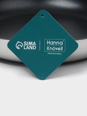 Сковорода 3Ply Hanna Knövell, d=26 см, h=5 см, толщина 2.2 мм, индукция, антипригарное покрытие, нержавеющая сталь