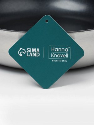 Сковорода высокая 3Ply Hanna Knövell, d=28 см, h=7 см, толщина 2.2 мм, индукция, антипригарное покрытие, нержавеющая сталь