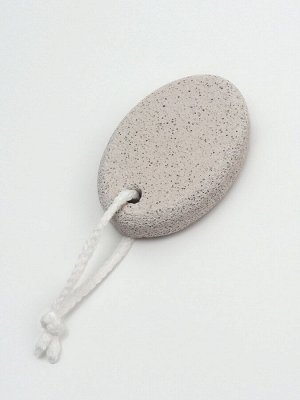 Пемза для педикюра, с подвесом, 7.2x5 см, в коробке, белая