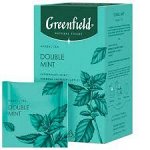 Чай GREENFIELD Natural Tisane &quot;Double Mint&quot; травяной, 20 пирамидок по 1,8 г