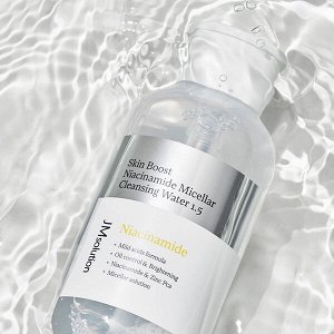 Мицеллярная вода для снятия макияжа с ниацинамидом JMsolution Skin Boost Niacinamide Micellar Cleansing Water 1.5, 500мл
