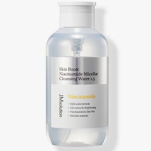 Очищающая вода для снятия макияжа с ниацинамидом JMsolution Skin Boost Niacinamide Micellar Cleansing Water 1.5, 500мл