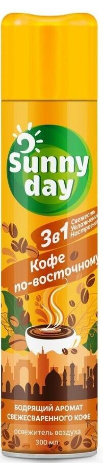 Освежитель воздуха SUNNY DAY 300мл Кофе по-восточному