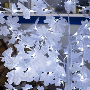 Светодиодное дерево «Клён белый» 1.6 м, 160 LED, постоянное свечение, 220 В, свечение белое