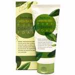 Farm Stay Пенка для умывания с экстрактом листьев зелёного чая GREEN TEA SEED PURE CLEANSING FOAM, Южная Корея, 180ml